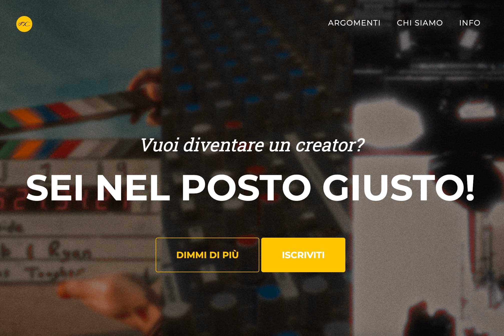 Corsi di fotografia e videomaking San Miniato