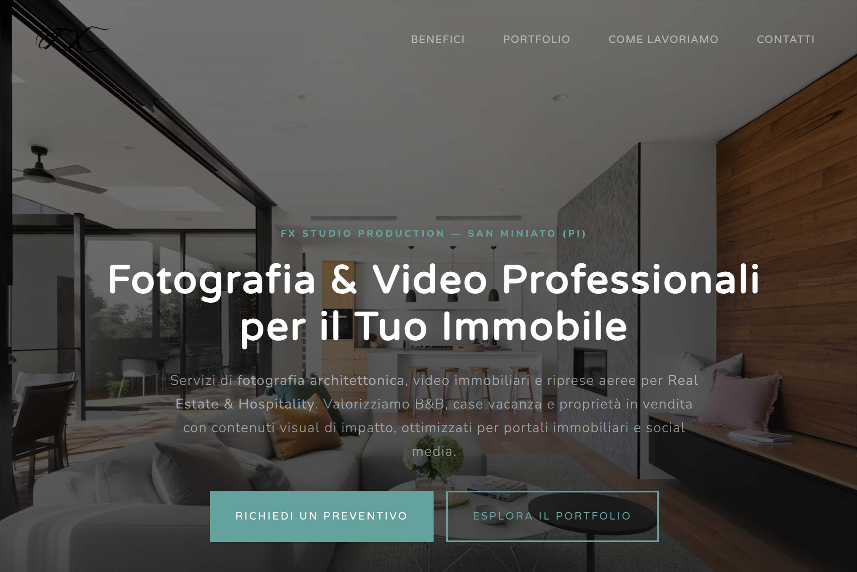 foto di interni real estate a San Miniato Basso
