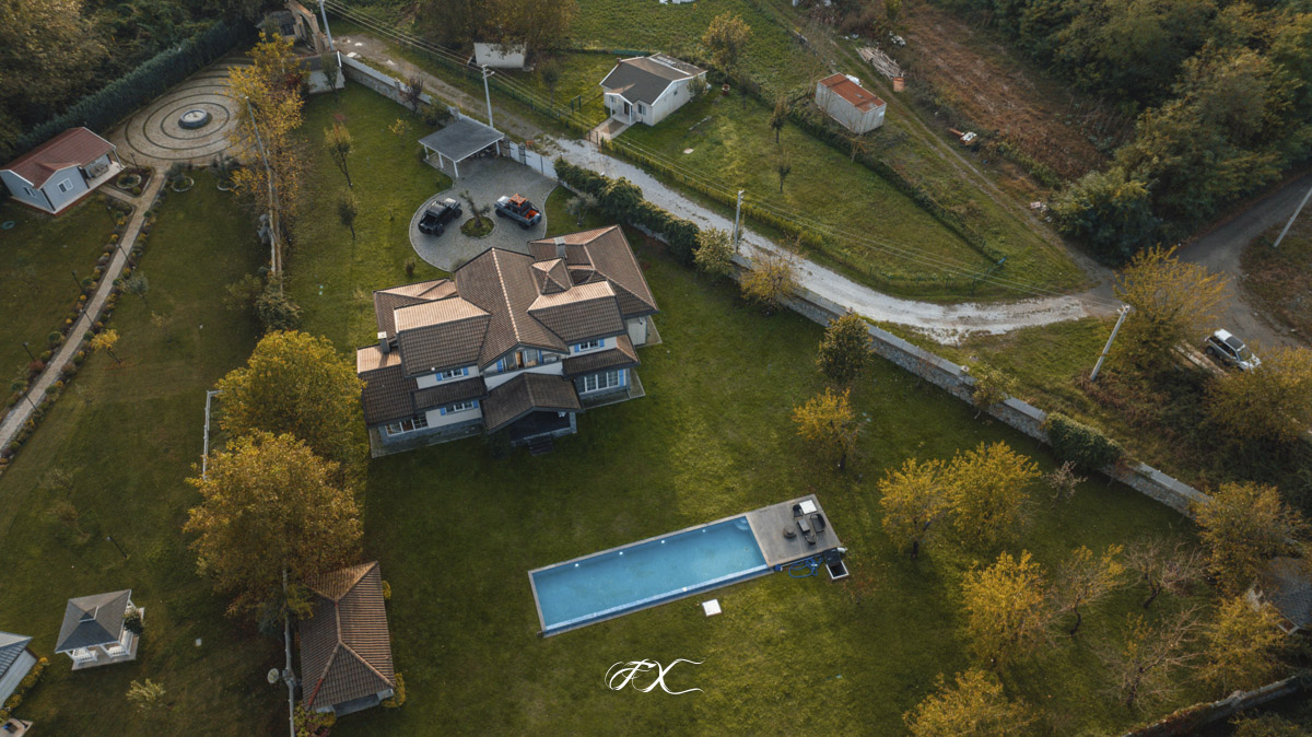 Villa luxury in Toscana al tramonto a San Miniato Basso- esterno B&B di prestigio con giardino e vista panoramale per servizio fotografico real estate